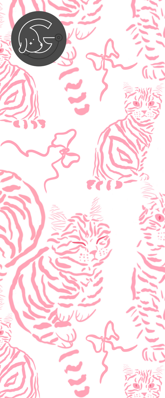 White Pink Bow Cats Scrub Set (Coming Soon)